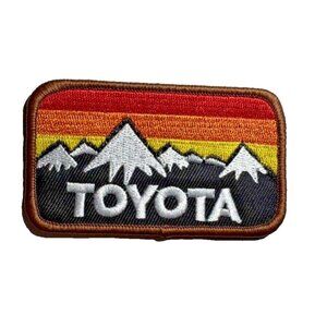 Toyota Motorsports Racing Car Vintage Style Retro 3x2in Patch Iron / Sew-On